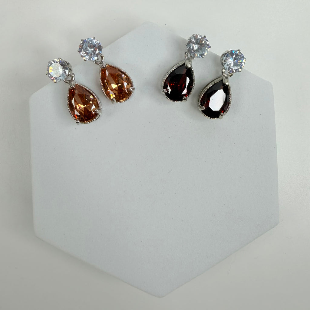 Teardrop Crystal Earrings