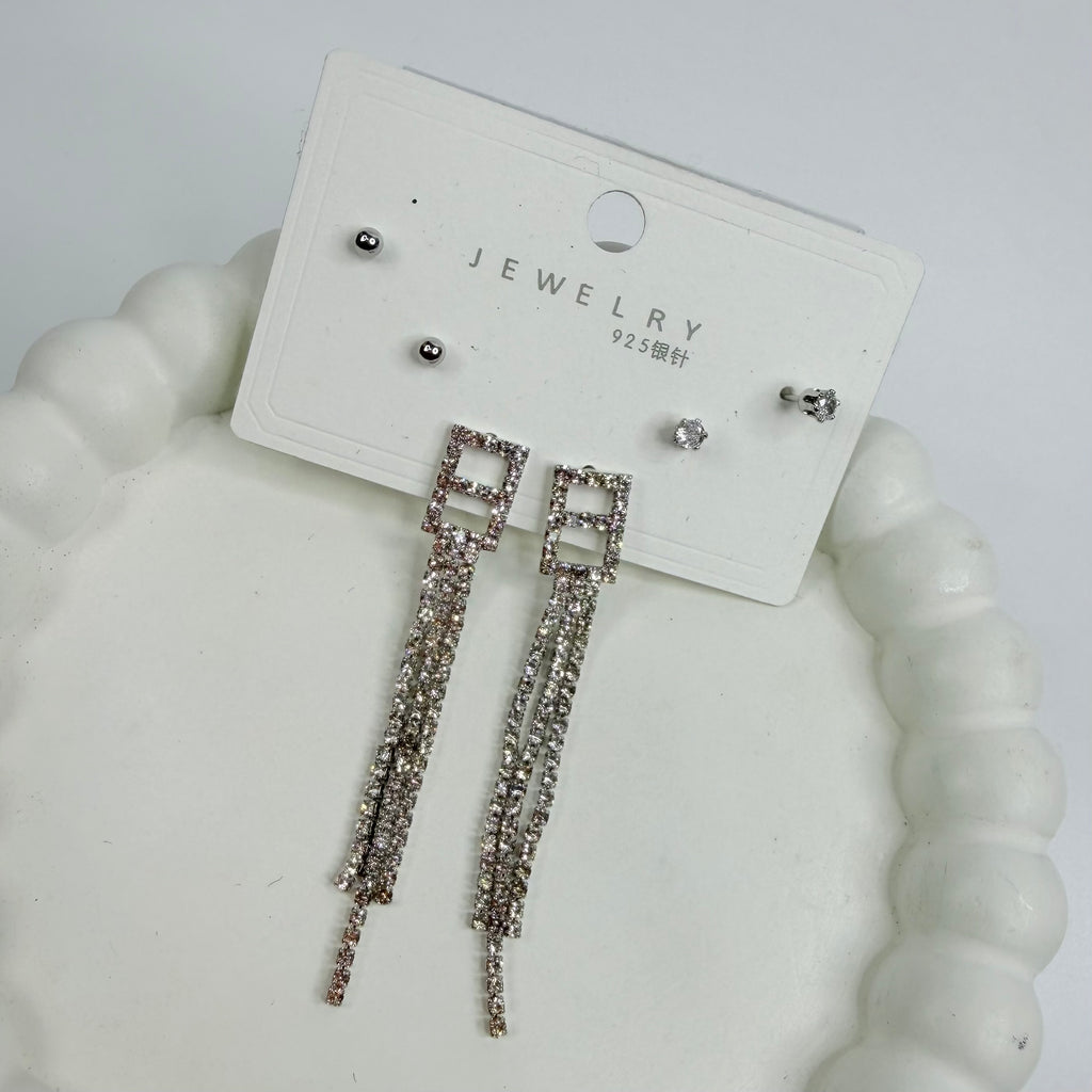 Mystery Earrings Card – 3 Pairs (Assorted Designs)