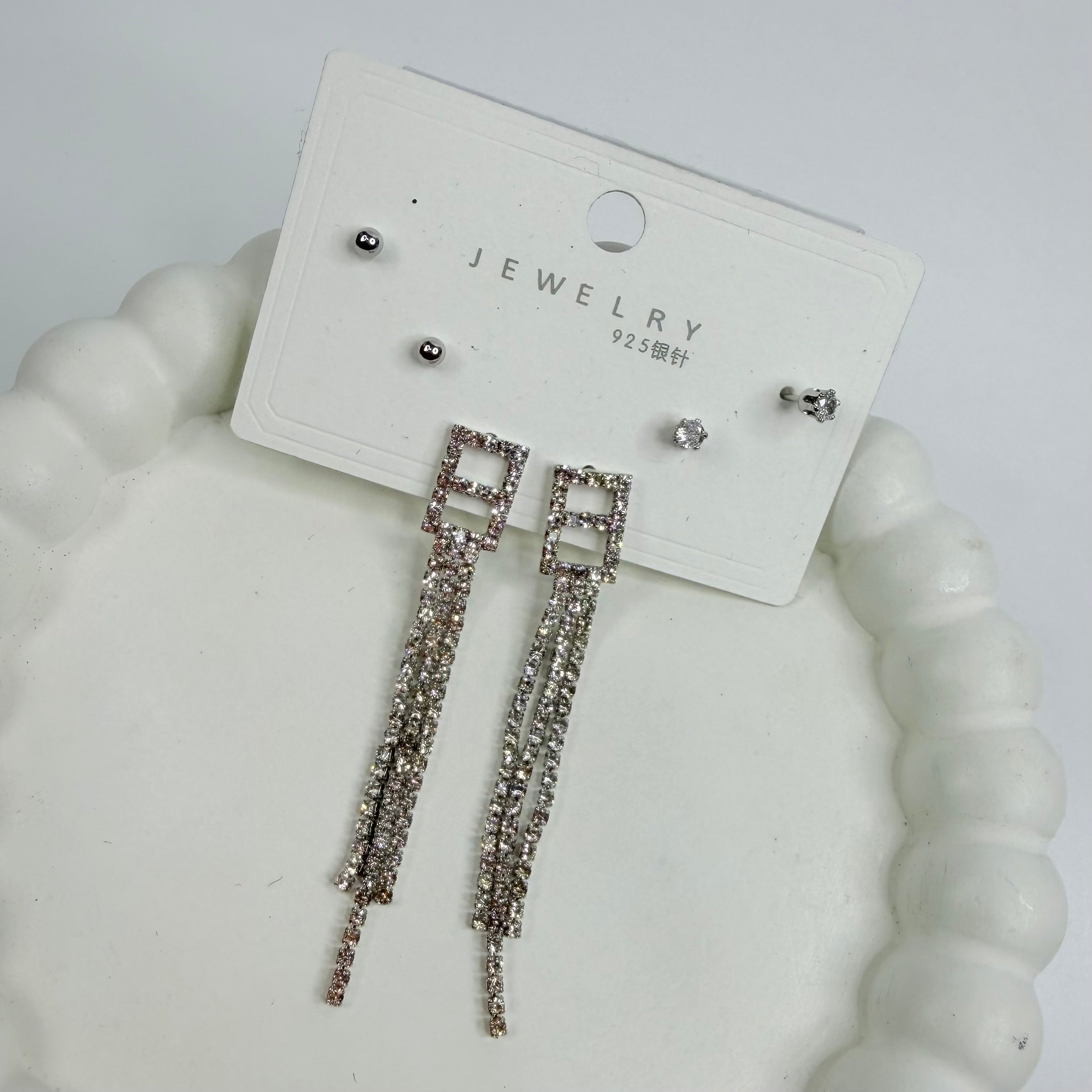 Mystery Earrings Card – 3 Pairs (Assorted Designs)