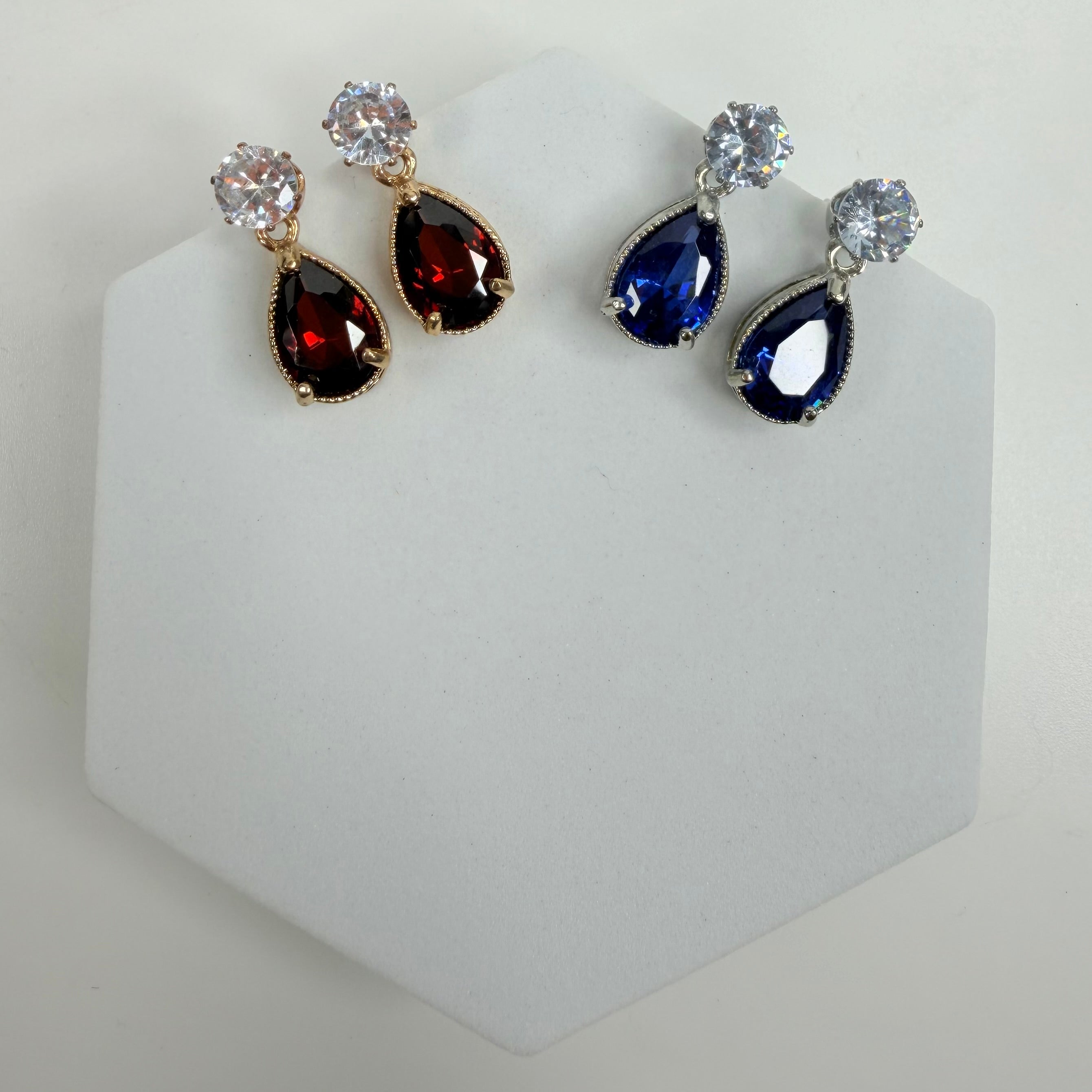 Teardrop Crystal Earrings
