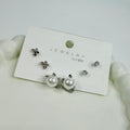 Mystery Stud Earrings Card – 3 Pairs