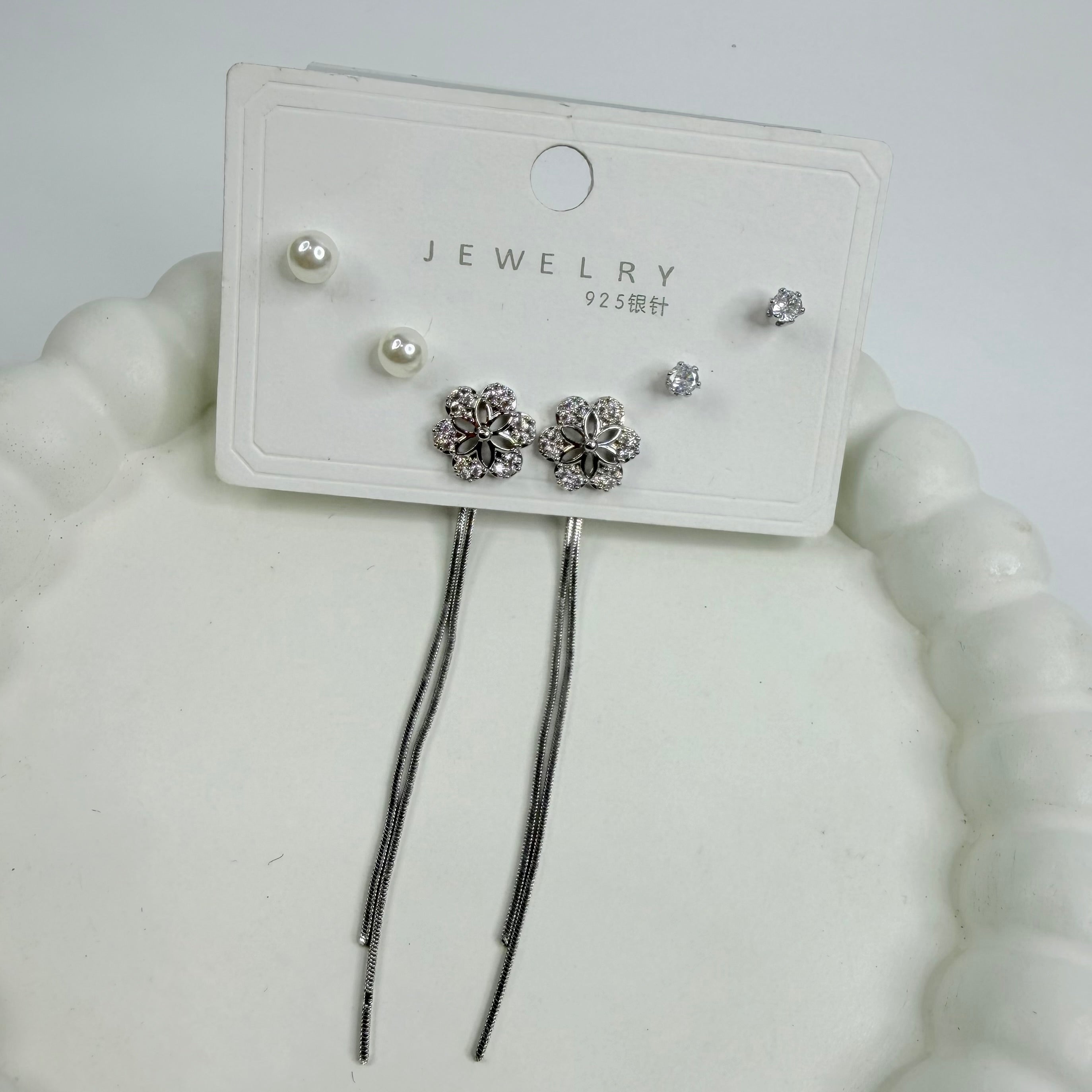 Mystery Earrings Card – 3 Pairs (Assorted Designs)