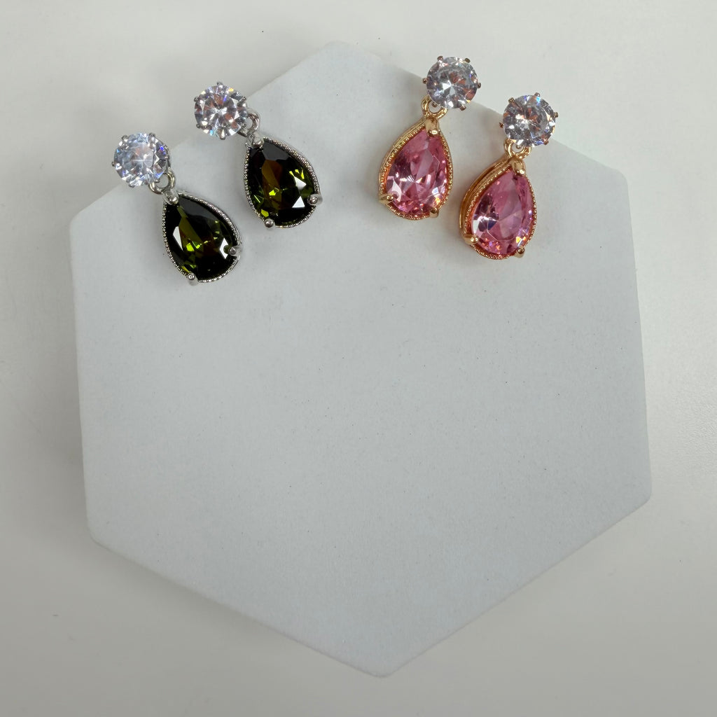 Teardrop Crystal Earrings