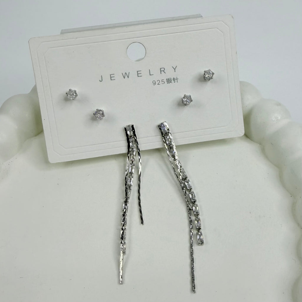 Mystery Earrings Card – 3 Pairs (Assorted Designs)